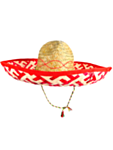 Sombrero Hatt Rød