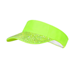 Glitter Solskjerm Caps Neongrønn