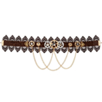 Steampunk Tannhjul Choker