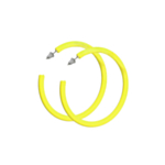 Hoops Øreringer Neongul