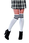 Cheerleader Knestrømper Hvit