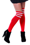 Cheerleader Knestrømper Rød