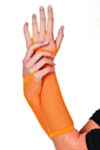 Lange Nettinghansker Oransje