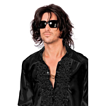 80-talls Rockstar Parykk Brun