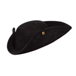 Tricorn Pirathatt Svart