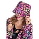 Leopard Bøttehatt Regnbue