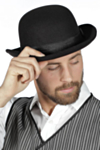 Bowlerhatt Deluxe Svart