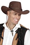 Cowboyhatt Brun