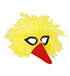 Gul Fugl Maske