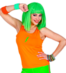 Lyn Singlet Neonoransje