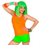 Hotpants Neongrønn