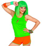 Hotpants Neonoransje