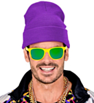 Hip Hop Beanie Lue Lilla