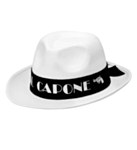 Al Capone Hatt Hvit