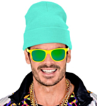 Hip Hop Beanie Lue Turkis