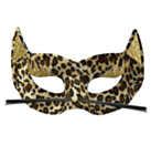 Myk Leopard Øyemaske