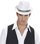 Panama Fedora Hvit