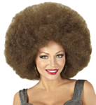 Stor Afroparykk Brun