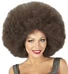 Stor Afroparykk Brun