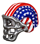 Oppblåsbar NFL Hjelm USA