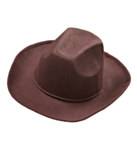 Realistisk Cowboy Hatt Brun