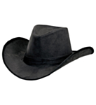 Cowboyhatt Svart