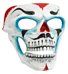 Dia de los Muertos Hodeskalle Maske Blå og Rød
