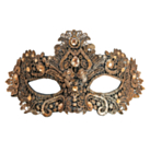 Venetiansk Blonde Øyemaske Bronse