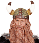 Vikinghjelm med Pels