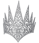 Vinterdronning Krone Sølv