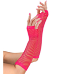Neon Fingerløse Netthansker Rosa