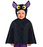 Flaggermus Plysj Poncho Barnekostyme