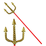 Djevel Trefork Gull/Rød