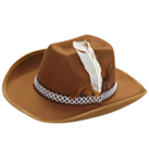 Elegant Cowboyhatt Barn Brun