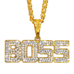 Boss Glitter Halskjede