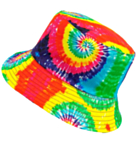 Tie-Dye Bøttehatt Regnbue