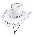 Jesse Cowboyhatt Hvit