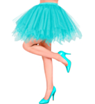 Tutu Skjørt Turkis