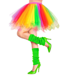 Tutu Skjørt Regnbue
