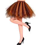 Tutu Skjørt Brun