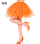 Tutu Skjørt Neonoransje