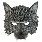 Varulv Maske Grå
