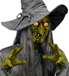 Heks Maske med Rullende Øyne