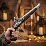 Gammeldags Pirat Pistol