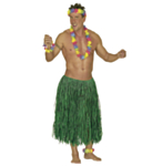 Hula Hawaiiskjørt Grønn