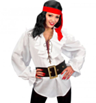 Renessanse Bluse Hvit