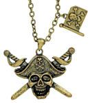 Piratkaptein Halskjede Bronse