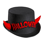 Djevel Halloween Flosshatt