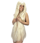 Lang Eva Parykk Blond