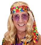 Hippie Dude Parykk Blond